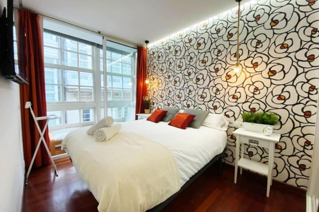 Apartamento 2H 2B En El Centro Con Garaje Lägenhet A Coruña Exteriör bild